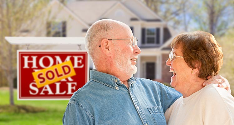 Senior Couple Purchase a New Home